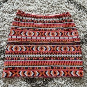 Banana Republic Sequin Geometric Skirt